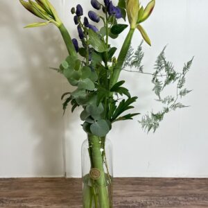 Amaryllisbloemen incl. vaas